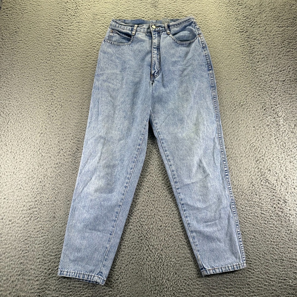 Bill Blass Jeans Women 8P Blue Cotton Denim Tapered Light Wash Streetwear Casual